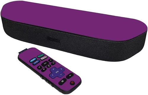 Vista 18 de MightySkins Skin compatible con Roku Streambar Media Player (2020) - Azul sólido Funda protectora de vinilo duradera y única Fácil de aplicar