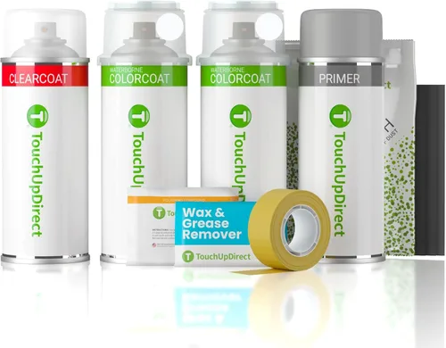 Vista 362 de TouchUpDirect QM1 Cloud White compatible con Pintura de retoque en aerosol Nissan Exact Match - Kit esencial