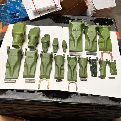 Vista 3 de 1U3352 1U-3352 Rock Bucket Dientes Rock 9J2358 Pines, 8E6359 Retenedor Se adapta a Caterpillar J350