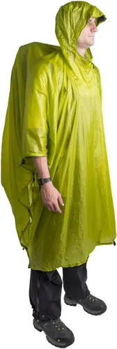 Vista 2 de Sea to Summit Ultra-Sil Nano Canvas Poncho 4 en 1 impermeable, cubierta del paquete, hoja de tierra y refugio