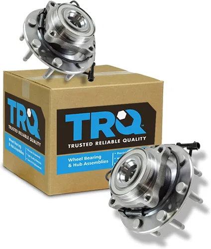 Vista 30 de Conjunto de rodamiento de rueda y buje TRQ para parte trasera izquierda y derecha, 2 piezas, compatible con Ford Expedition 2007-2010 y Lincoln