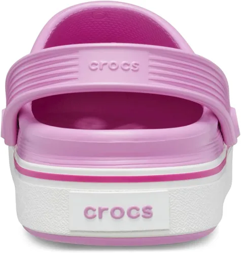 Vista 7 de Crocs Zuecos unisex para adultos con plataforma fuera de la cancha Rosa caramelo