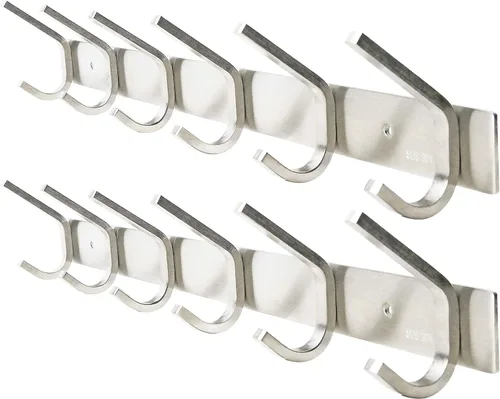 Vista 15 de WEBI Perchero de Acero Inoxidable 304 con Gancho Resistente, Excelente Almacenamiento y Organización para el Hogar para Dormitorio, Baño