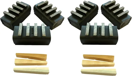 Vista 9 de Bloques de molienda de hormigón de diamante para EDCO, Husqavarna/Diamond Products, juego de 3, grano #18/20