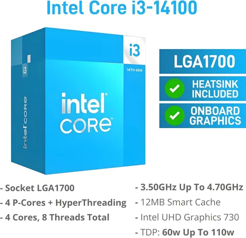Vista 2 de Computadora de escritorio Dell Vostro Tower PC para el hogar y la empresa, procesador Intel de 14.ª generación de 4 núcleos, 16 GB DDR5 RAM, SSD