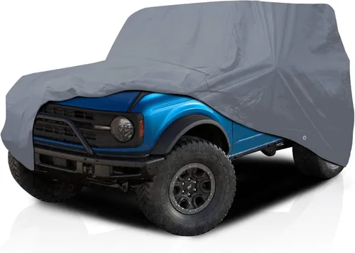 Vista 9 de Funda de automóvil de 5 capas para Jeep Scrambler CJ8 1981-1985 SUV de 2 puertas, ajuste semipersonalizado, cobertura completa, contaminación