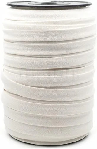 Vista 8 de CRAFTMEMORE Cinta al bies de doble pliegue de 1/2 pulgada, de lino y algodón, hecha en Japón, cinta de encuadernación para costura, dobladillo