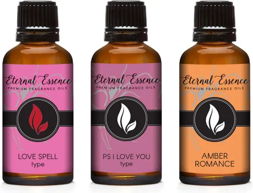 Vista 8 de Trío (3) - Ambar Romance, Happy Men & Dragons Blood - Trío de aceites aromáticos de primera calidad, 1.0 fl oz