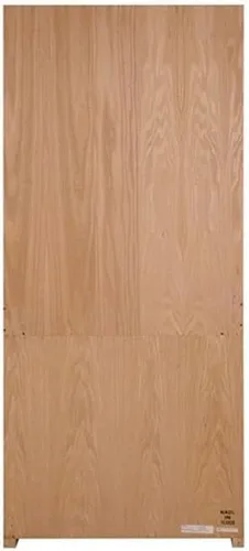 Vista 5 de BOWERY HILL Estantería de madera de transición, 72 pulgadas de alto x 30 pulgadas de ancho x 13 pulgadas de profundidad, acabado marrón envejecido