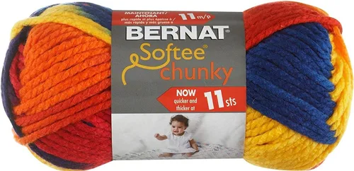 Vista 2 de Estambre Bernat. Compra en volumen de estambre Softee Chunky Ombre (paquete de 6 unidades).