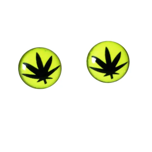 Cute Marijuana earring, post, stud, gifts for stoners, Marijuana leaf, weed, stoner, cute, marijuana jewelry earring cannabis