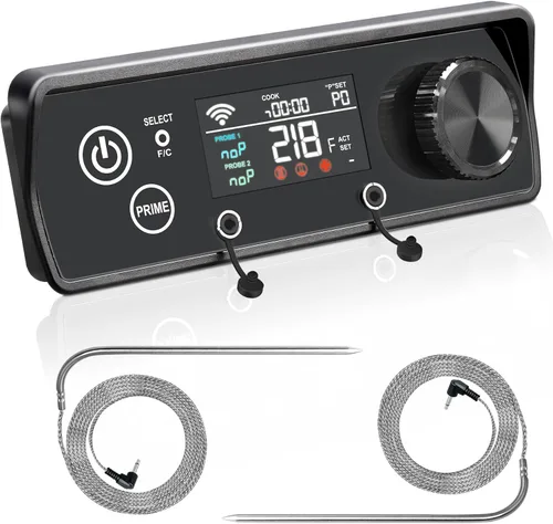 Vista 9 de Placa de control PID para parrilla Pit Boss de pellets vertical Termostato digital controlador Panel trapezoidal Serie Pitboss 3 / 4 / 5 / 7 Piezas