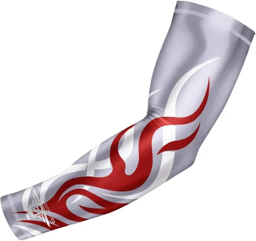 Vista 13 de Bucwild Sports Flame Fire Compression Arm Sleeve for Women & Men Durable, Snug Fit for Long-Lasting Shape Retention