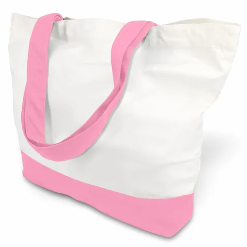 Vista 32 de TOPDesign - Paquete de 1 bolsa de lona de algodón, superfuerte, 12 onzas, bolsa para compras reutilizable, de tela, diseño moderno, en dos tonos