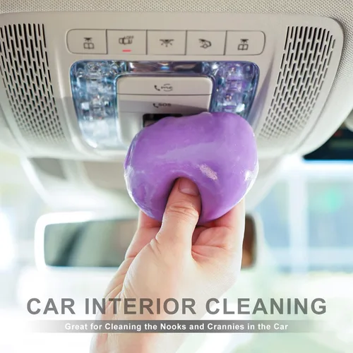 Vista 2 de TICARVE Paquete de 2 gel de limpieza para masilla de coche, limpiador de ventilación de automóvil, herramientas automáticas, limpiador