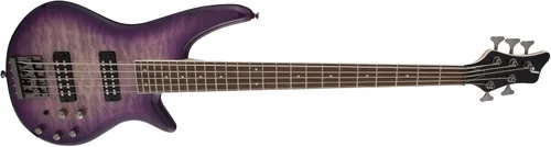 Vista 3 de Jackson JS Series Spectra Bass de 5 cuerdas JS3QV, Phaze púrpura, diapasón