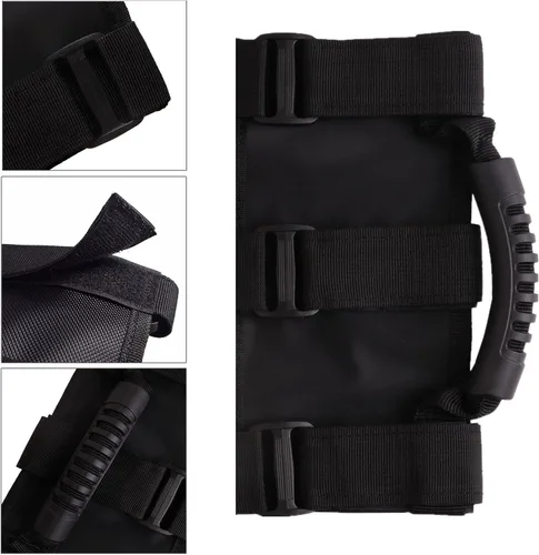 Vista 2 de KAFEEK Asas de agarre de barra antivuelco para Jeep Wrangler TJ YJ JK JL