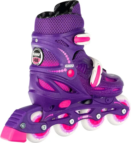 Vista 6 de Crazy Skates Patines en línea ajustables para niñas y niños - Ajuste para adaptarse a 4 tamaños - Modelo 148