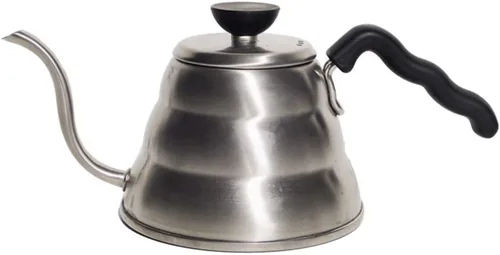Cafetera con pico vertedor, Hario VKB-100HSV, V60 Bouno, Plateado
