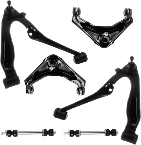 Vista 164 de Detroit Axle - Kit de brazos de control delantero para Chevy Silverado 1500 GMC Sierra 1500 GMC Sierra 1500 Avalanche Yukon Tahoe Escalade ESV EXT