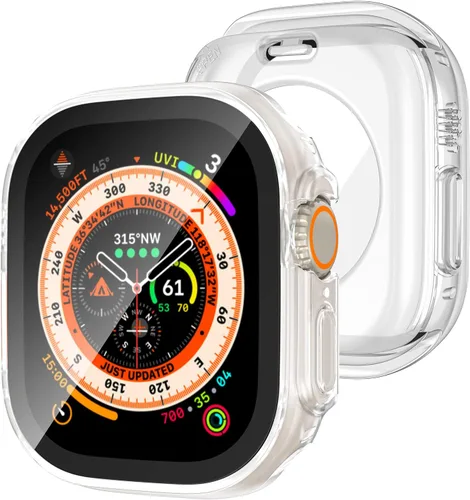 Vista 10 de Tensea - Funda protectora de pantalla impermeable para Apple Watch (2 en 1) para Apple Watch Serie SE 6, 5, 4, accesorios de 40 mm, iWatch protector