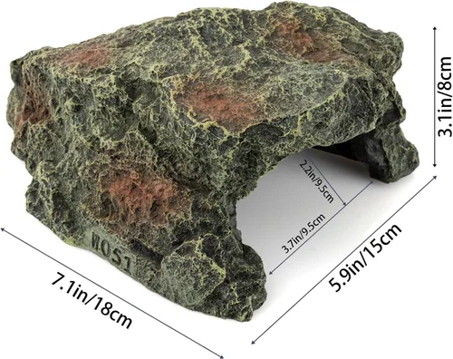 Vista 3 de Accesorios para tanques de tortuga de resina: crea un escondite y hábitat ideales para reptiles