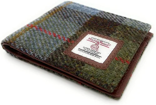 Vista 4 de Glen Appin Harris Tweeds Billetera para hombre LB2007 (Macleod Hunting)