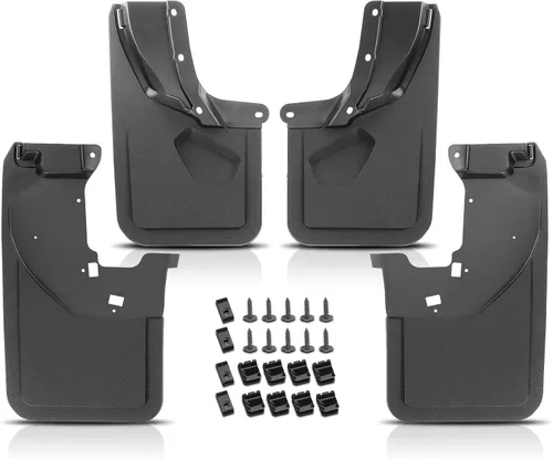 Vista 9 de A-Premium 4 protectores contra salpicaduras compatibles con Ford Bronco 2021 2022 2023, accesorios de camión resistentes, con clips de sujeción