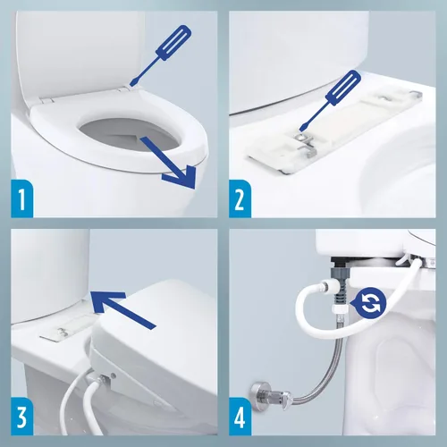 Vista 17 de TOTO® WASHLET® C5 - Asiento de inodoro electrónico con bidé con limpieza de varilla PREMIST y EWATER+, alargado, color algodón blanco - SW3084#01