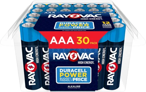 Vista 11 de Rayovac - Pilas alcalinas AAA de alta energía (paquete de 12 unidades), pilas alcalinas triple A