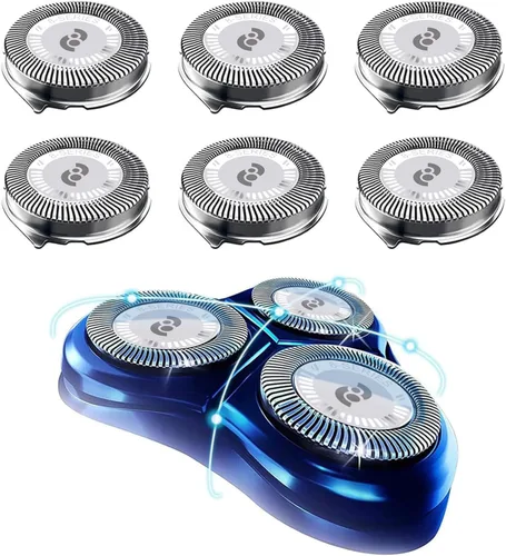 HQ8 Cabezales de repuesto compatibles con la afeitadora Philips Norelco Aquatec, cuchillas para PT720 AT880 AT810, serie 8, paquete de 6 piezas