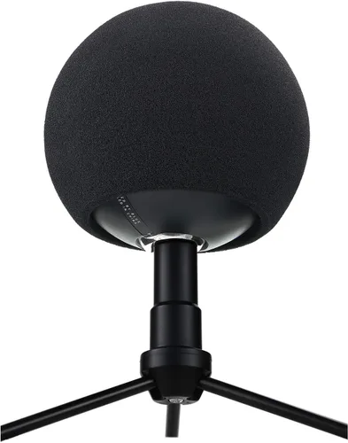 Vista 3 de Protector de viento con filtro de bola de nieve azul – Protector de viento profesional de espuma para micrófono iCE para grabaciones, transmisión