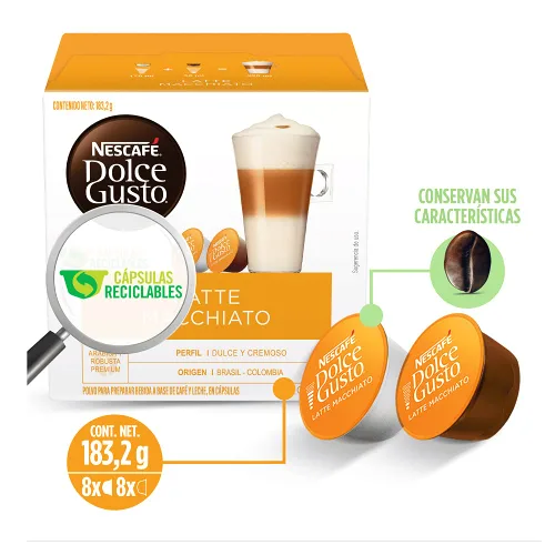 Vista 6 de Nescafé Dolce Gusto de cápsulas de café, mezclas de especialidad, 16 unidades (paquete de 3)