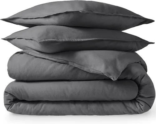 Vista 22 de Juego de edredón de franela de Bare Home