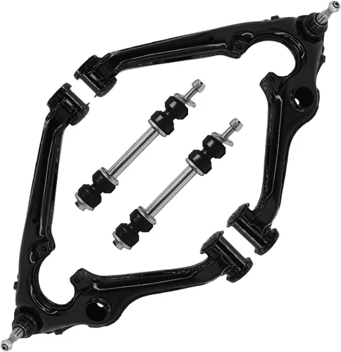 Vista 21 de Detroit Axle - Ejes de eje delantero izquierdo derecho CV + brazos de control delanteros inferiores de repuesto para Ford Focus 2000-2004 - Juego