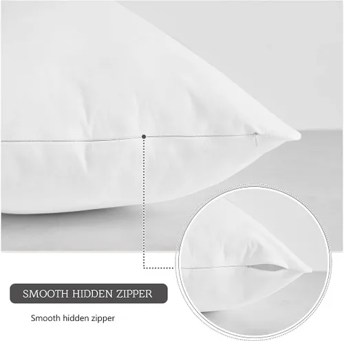 Vista 4 de MoonRest® - Inserto de almohada de plumón sintético de 12 x 12 pulgadas, forma cuadrada, para almohada decorativa, sofá, cojines, cuerpo y cama