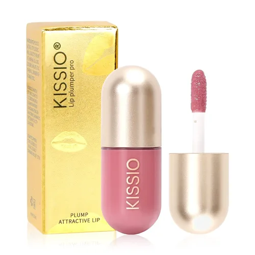Vista 9 de KISSIO Rellenador de Labios, Lápiz Labial Brillante para Rellenar Labios, Embellecedor de Labios, Suero de Labios con Extractos de Plantas, Lápiz