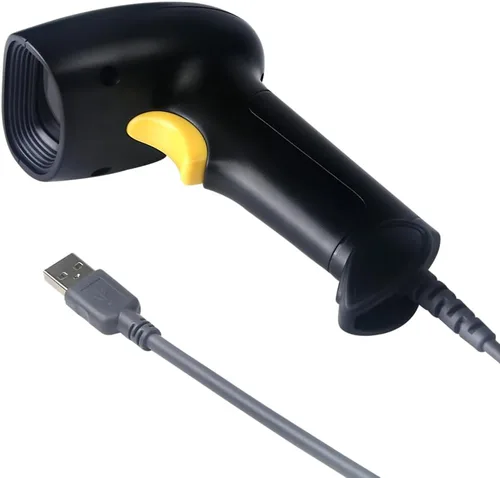 Vista 4 de El escáner del código de barras del USB del PDA ató con alambre el lector de código de barras 1D para el supermercado, tienda de conveniencia