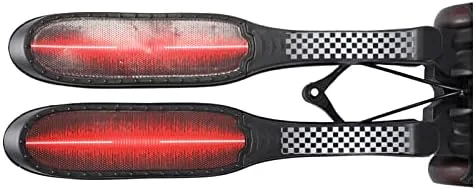 Vista 10 de DAKOTT Ferrari Frog Scissors Double Foot Four Wheel Kids Scooter Hand Brake Flushing LED Light Wheels T-Height Height Adjustable Scooter