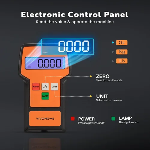 Vista 7 de VIVOHOME Serie VG - Juego de bomba de vacío y medidor de CA, 1 bomba de vacío HP 9.6CFM de 2 etapas y kit de manómetro de colector de 4 vías