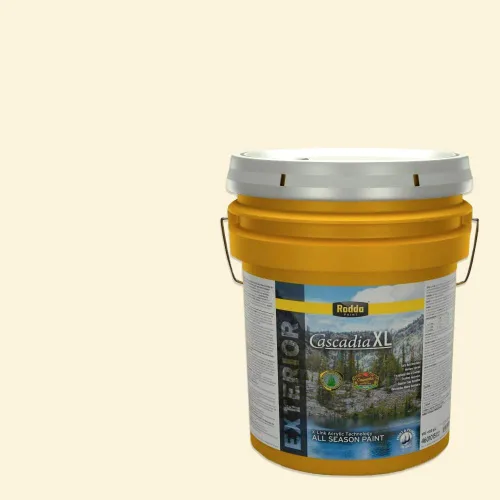 Vista 184 de Rodda Paint CASCADIA ZERO - Pintura e imprimación semibrillante para interiores en uno, cuarto de galón, bizcocho de limón