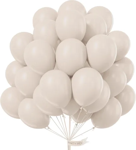 Vista 158 de PartyWoo Globos color nude, 50 globos bohemios de color albaricoque de 5 pulgadas, globos beige para guirnalda de globos o arco de globos como