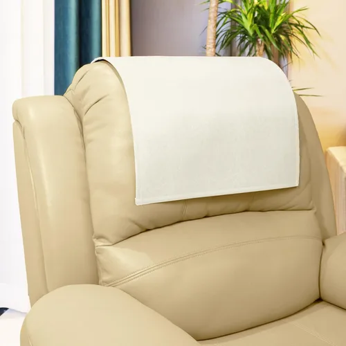 Vista 21 de Funda antideslizante para reposacabezas de muebles, protector de reposacabezas de piel sintética para silla reclinable, funda protectora de vinilo