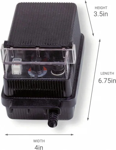 Vista 5 de Kichler Economy Series Transformer, acabado en negro