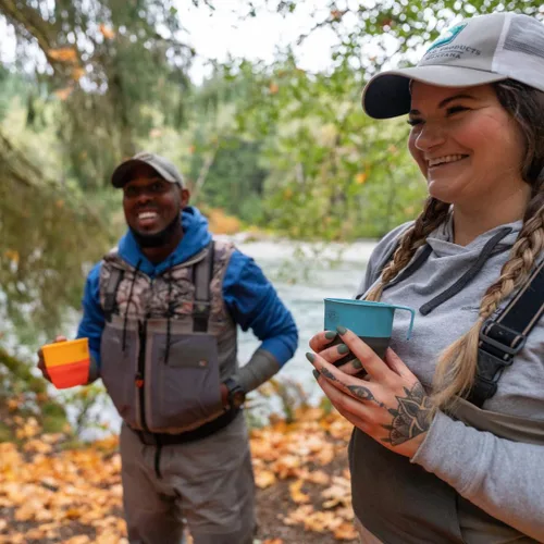 Vista 7 de UCO Vaso plegable para camping, mochilero y senderismo, 12 onzas (paquete de 2)