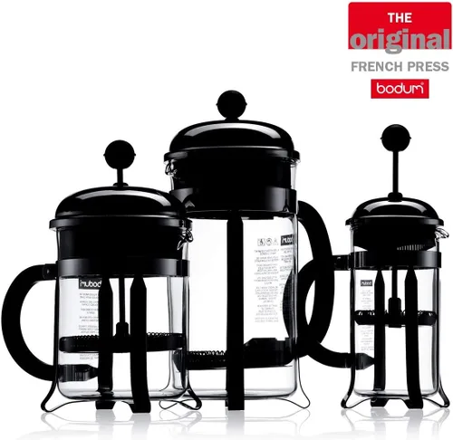Vista 6 de BODUM Chambord - Cafetera de prensa francesa de 3 tazas, cobre, 0.35 l, 12 onzas