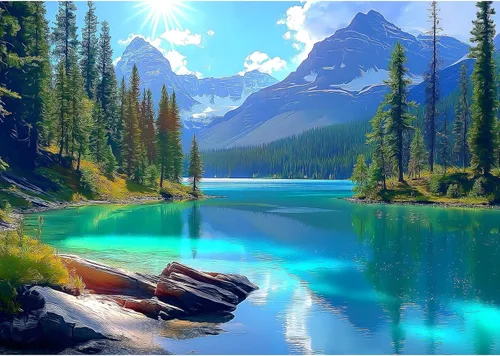 Vista 30 de Blueforest Magic Eye Rompecabezas 3D de 1000 Piezas para Adultos - Desafío de Autoestereoscopia Cueva del Amanecer, No Se Necesitan Gafas