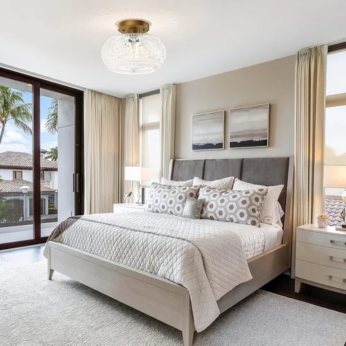 Vista 5 de Lámpara de techo semiempotrada, lámpara de techo de vidrio de globo, iluminación moderna dorada para pasillo, porche, pasillo, cocina, dormitorio