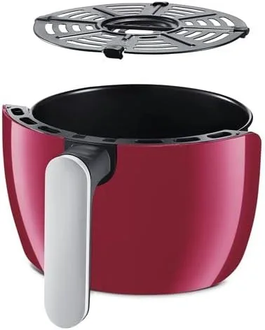 Vista 2 de GOURMIA FREIDORA DE AIRE COMPACTA DE 2.2 QT (Rojo)