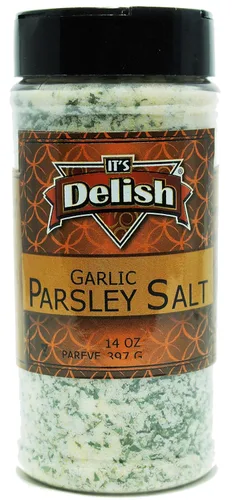 Vista 2 de Sal de perejil y ajo de Its Delish, (5 libras)